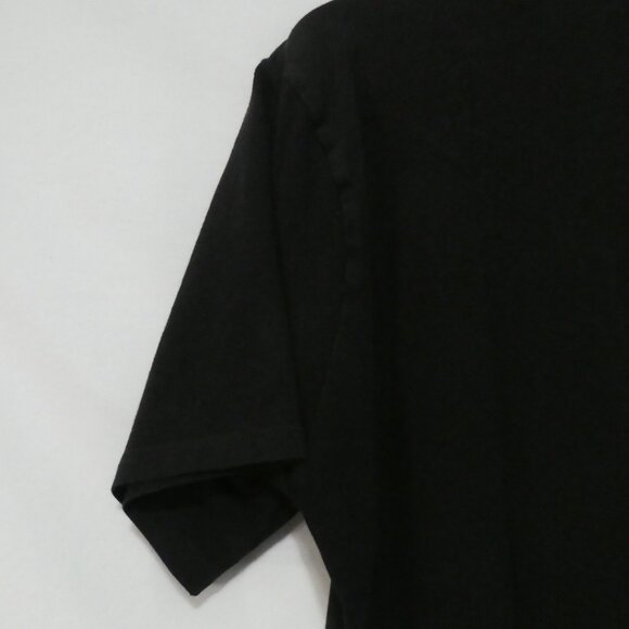 CALVIN KLEIN - Cotton Stretch | medium | Classic Black Crew Neck T-Shirt - Picture 9 of 13